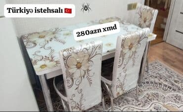 Mətbəx üçün, Yeni, 4 stul