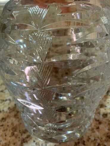 gül dekoru: Bir vaza, Xrustal — 2