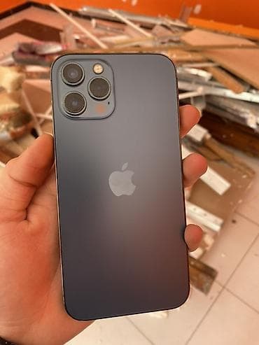 IPhone 12 Pro Max, 256 GB, Pacific Blue, Face ID lalafo.az -da IPhone 12 Pro Max, 256 GB, Pacific Blue, Face ID