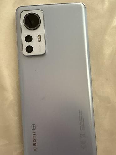 telefon alqi satqisi: Xiaomi 12X, 256 GB, rəng - Mavi, 
 Barmaq izi — 3