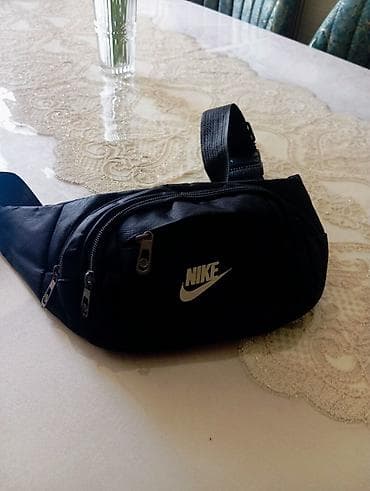 stüssy wallet: Nike bel çantası (waist bag / sling) - Rəng: qara - Material: sıx — 2