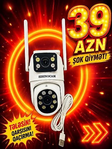 blic ip kamera: SZSINOCAM Wi‑Fi ağıllı təhlükəsizlik kamerası - Xarici/interyer — 1