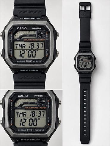 saat qol: Qol saatı, Casio, rəng - Qara — 1