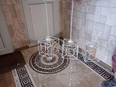 divar ucun dekorlar: Çılçıraq, 3 lampa, Metal — 3