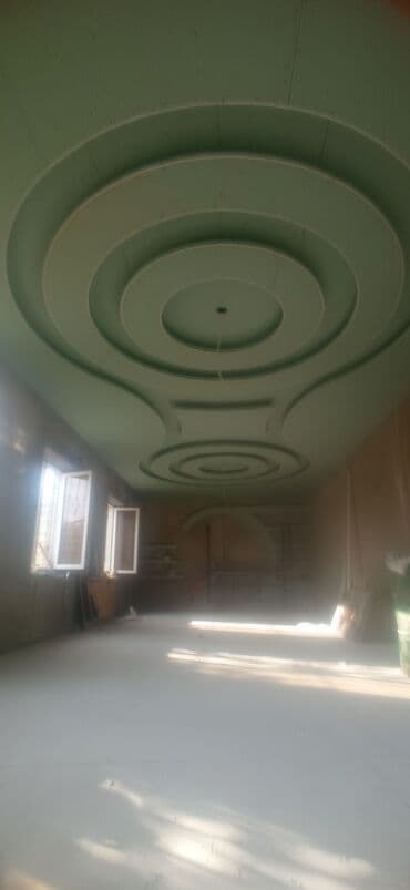 metbex tavan dizaynlari: Istənilən növ alçıpan fiqurlarının yığılması tv agentlərin ara kesme — 6