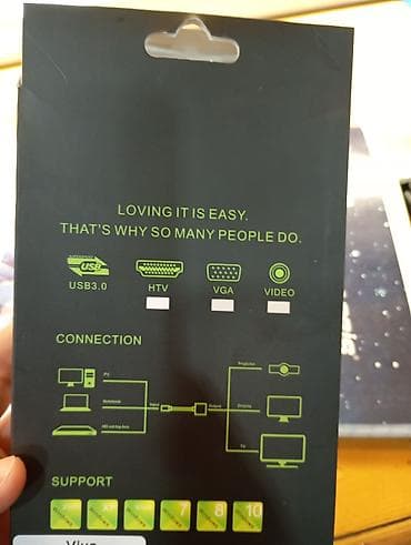 videokabel hdmi: Məhsul: VGA-dan HDMI-yə çevirdici adapter + HDMI kabeli — 2