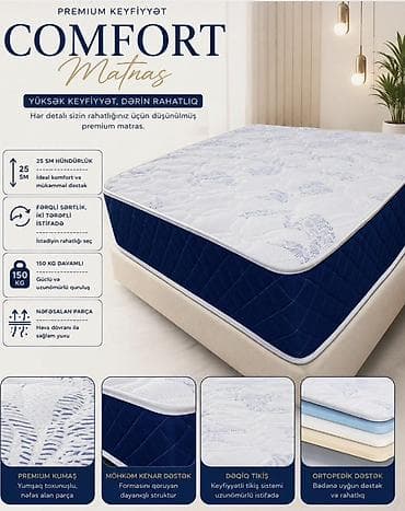 reception masa: Yeni, Ortopedik matras, Bir nəfərlik — 1