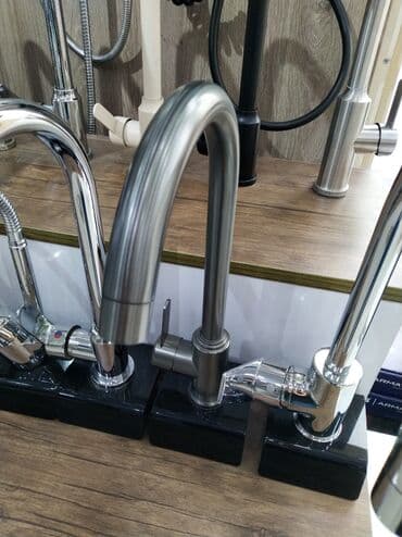 kuxna kranti: Mətbəx üçün kranlar – müasir dizayn və rahat idarəetmə - Yüksək qövs — 1