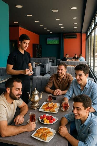 вакансии в отелях баку: Ofisiant tələb olunur, Restoran, Gündəlik ödəniş, 18-29 yaş, Təcrübəsiz — 4