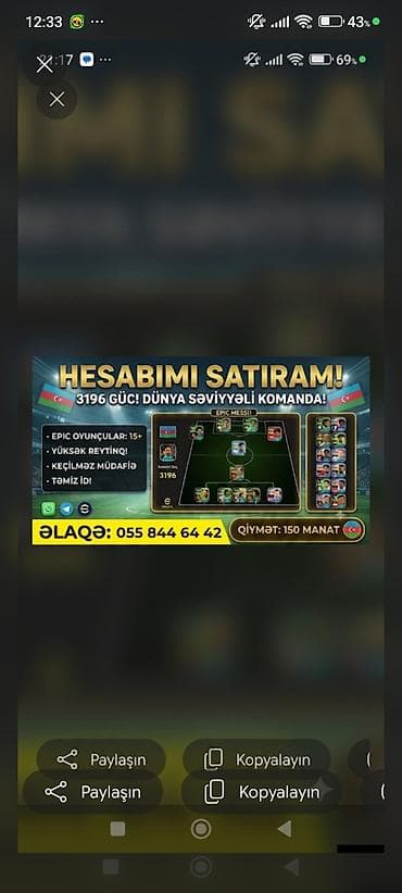 ipad 4 pro: EFootball mobil oyunu hesabı Xüsusiyyətlər: - Kollektiv Güc: 3196 - — 1