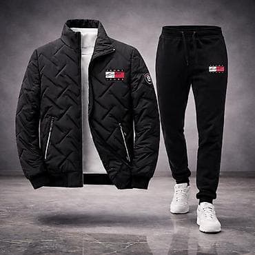 layka kurtka: Мужской спортивный костюм, Tommy Hilfiger, M, цвет - Черный — 1