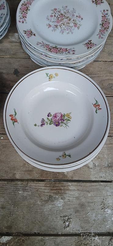 saxsı qablar satışı: Boşqablar, rəng - Ağ, Keramika — 2