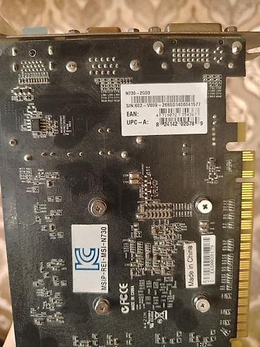 iphone 12 almaq: Videokart MSI GeForce GT 730, < 4 GB, İşlənmiş — 3