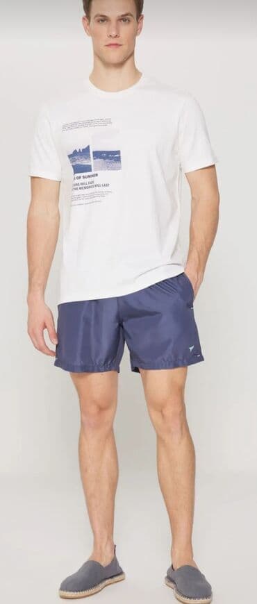 multivita sistemi qiymeti: Şort, Massimo Dutti, M, rəng - Göy — 1