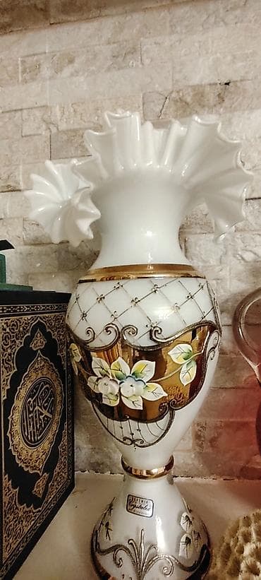 Bohemia Cristalli bəzək dəsti - Material: Bohemiya şüşəsi/porşelan