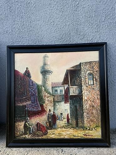 şirin pişik şəkilləri: Rəsm lövhələri – çərçivəli 3 tablo dəsti 1) Dağ gölü mənzərəsi - — 3