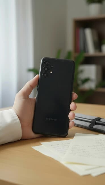 inoi telefon: Samsung Galaxy A13, 32 GB, rəng - Göy, İki sim kartlı — 1