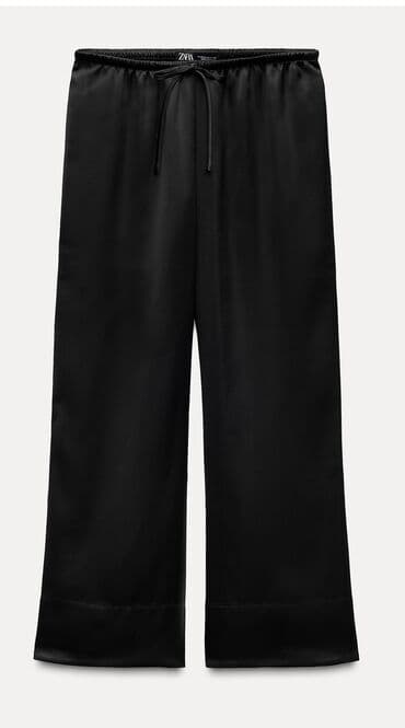 model: Zara saten, pijama model şalvar 
az geyilib — 5