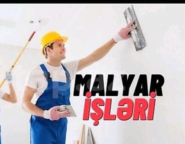 Malyar ustasıyam. Astar üzlük aboy paduqa boya pad mayak işlər lalafo.az -da Malyar ustasıyam. Astar üzlük aboy paduqa boya pad mayak işlər