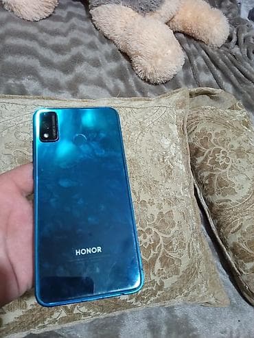 telefon girovu ile kredit: Honor 128 GB, rəng - Mavi, Barmaq izi — 2