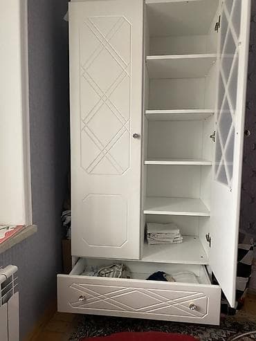 tibbi dolab: İşlənmiş, 2 qapılı, Siyirməli, Ağ, Digər material, Açılan, Düz dolab — 3