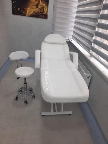 Yeni, Kosmetoloji kuşetka, Qatlanmayan, rəng - Ağ