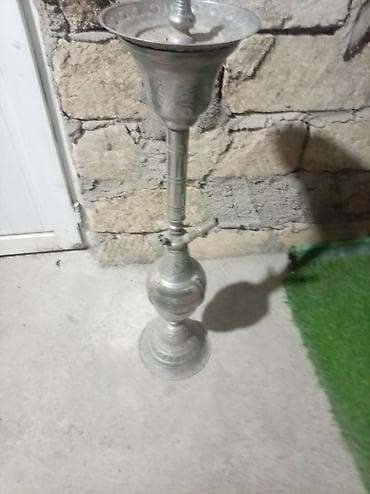 Mis qabdan hazırlanmış ənənəvi samovar/qəlyan tipli dekorativ metal