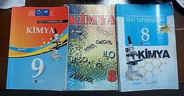 kimya 8 ci sinif test: Kimya test tapşırıqları toplusu – 3 kitab - 8-ci sinif üçün “Kimya – — 3