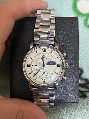 patek philipe: Patek Philippe üslubunda paslanmayan poladdan qol saatı - Korpus və — 3