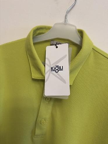 kişi geyimi: Polo köynək, Kiğılı, L, rəng - Yaşıl — 3