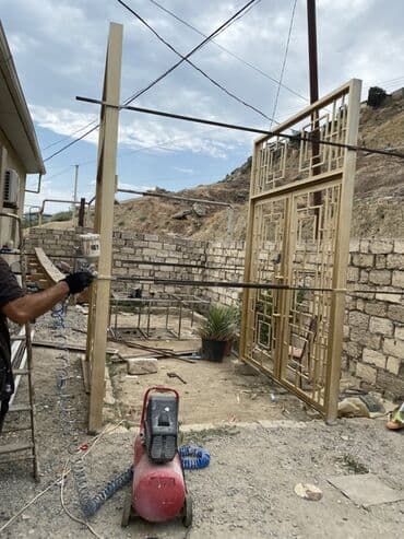 купить железные ворота: Müasir üslubda dizayn edilmiş bu metal darvaza həm estetik görünüş — 2