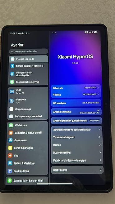 redmi poco x3: Xiaomi Redmi Pad 2 planşet - Ekran: Geniş ekranlı panel (incə — 1