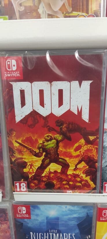 doom: Nintendo switch üçün doom oyun diski. Tam original, bağlamadadır. - — 1