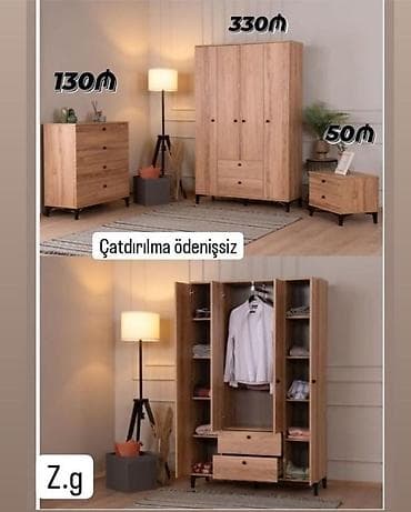 *Dolab 4 qapılı+Kamod+Tumba* ✔️yeni və sifarişlə *İstehsal Rusiya