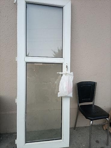 pendir: PVC plastik pəncərə qapağı (açılan), iki bölməli şüşə paketlə — 4