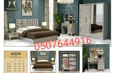 Matraslar: İkinəfərlik çarpayı, Dolab, Termo, 2 tumba, Azərbaycan, Yeni — 8