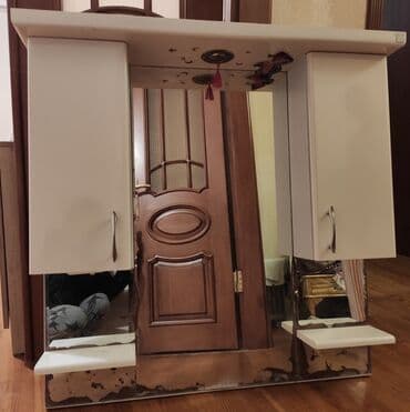 Güzgü Divar üçün, Düzbucaqlı, Hamam üçün, Arxa işıqlı