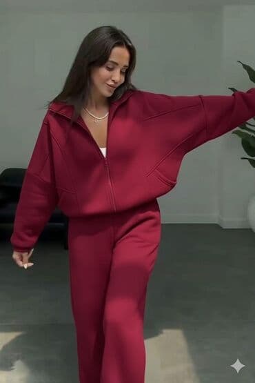 флисовые мужские спортивные костюмы: Unvan Gəncə şəhəri. Qadınlar üçün kapüşonlu idman dəsti - 2 — 10