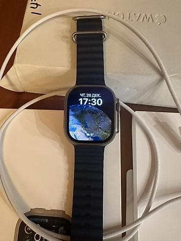 Аксессуары: Смарт часы, Apple, Водонепроницаемый, цвет - Синий — 4