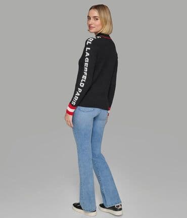 yundan kişi sviterləri: Sviter, Karl Lagerfeld, XL, rəng - Qara — 4