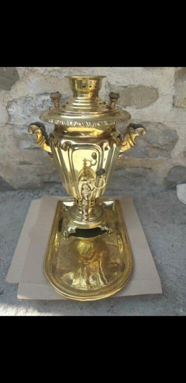 Velosiped ehtiyyat hissələri: Samovar 1930 illerin ideal vəziyyətdə 5 litrlik — 1