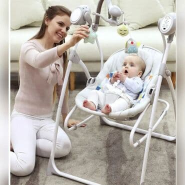 qidalandırmaq üçün uşaq stul yelləncək: Yüksək keyfiyyət və modern dizaynda hazırlanan mastella electronic — 2