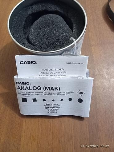 demir saat: Yeni, Qol saatı, Casio, rəng - Gümüşü — 4