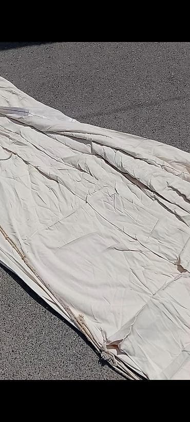 stapel parcalar: Palatka Tenti Ağ qalın rəngdir Uzunluğu 20 metr eni 7 metr İlgeylerin — 3