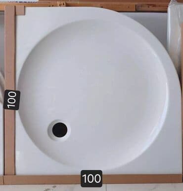 duş kabinaları: Avropa istehsali duskabin altliqi akril uzlukle her olcude var — 1