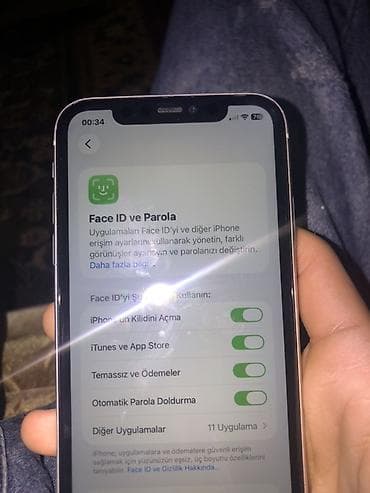 IPhone 11, 128 GB, Ağ, Face ID