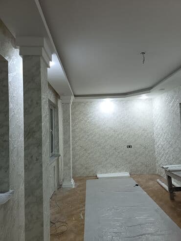 divar kağızının vurulması: Salam. Her nov Oboylarin tez seliqeli ve keyfiyyetli vurulmasi. Boya — 9