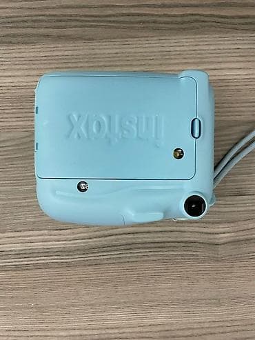 mini tozsoran: Fujifilm Instax Mini 11 – mavi rəngli instant fotoaparat - Linza — 2