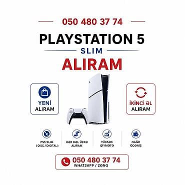 PlayStation 5 Slim alınması xidməti PS5 üçün alış xidməti - lalafo.az -da PlayStation 5 Slim alınması xidməti PS5 üçün alış xidməti -