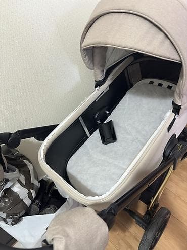 usaq xoncasi instagram: Uşaq arabası – bej rəngli, çoxfunksiyalı 2‑in‑1 komplekt happy baby — 2
